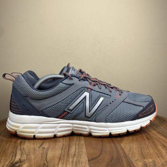 New Balance 430 V1 Mens Gray And Orange Size 12 Athletic Running Shoes M430LG1 - Picture 1 of 10